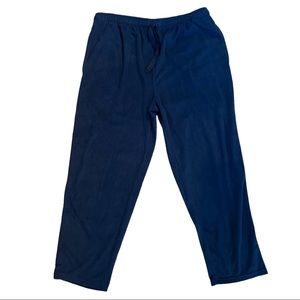 Chaps - Fleece Style Nighttime Pajama Pants - Dark Blue - XL